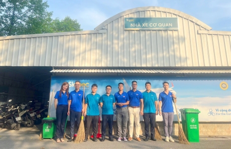 TUỔI TRẺ SKYPEC CHUNG TAY VÌ MÔI TRƯỜNG XANH - SẠCH - ĐẸP